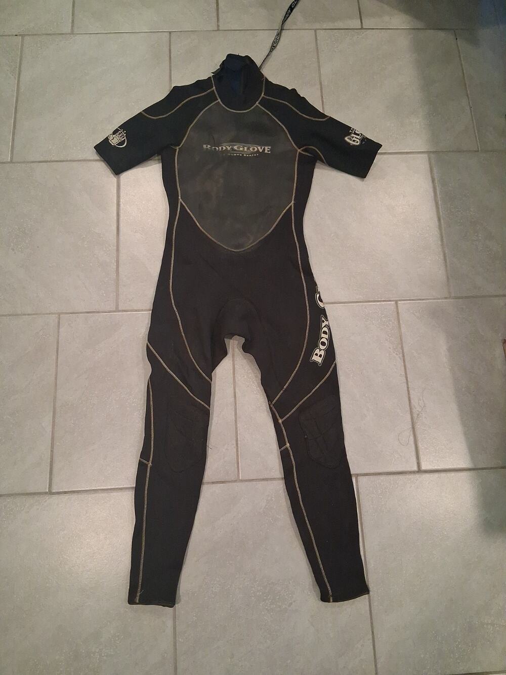 Vintage Body Glove The Glove II Metalite Wetsuit Mens M Short Sleeve Full Suit